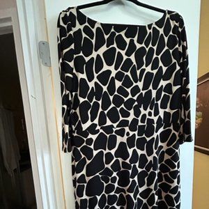 Animal print dress